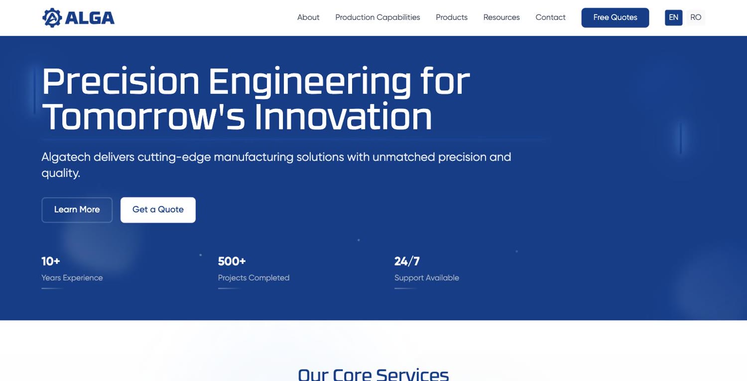 Alga — Modern business website